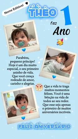 Aniversário 1 Ano 