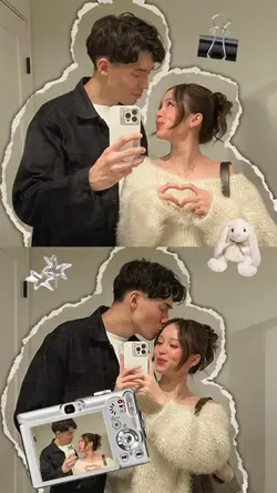 2 photos couple