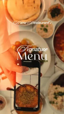 Signature menu promo