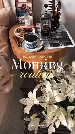 Morning routine