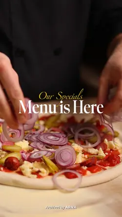 Our special menu