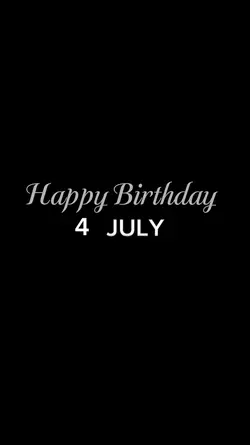BIRTHDAY 4 JULY