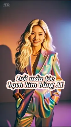 Đổi tóc bạch kim