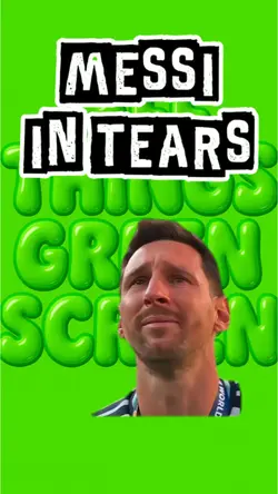 Messi in tears