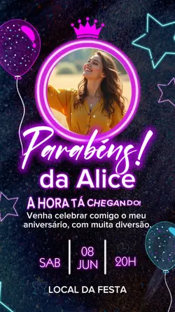 Convite Editável 