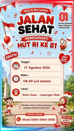 Jalan sehat HUT RI