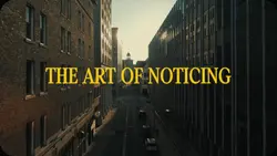 THE ART OF NOTICING 