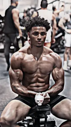 flexing muscle