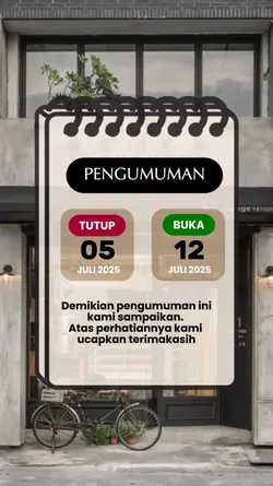 PENGUMUMAN LIBUR