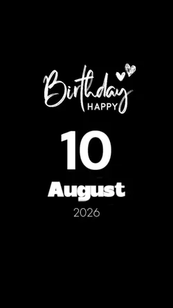 birthday 10 august