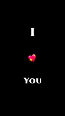 I love you 