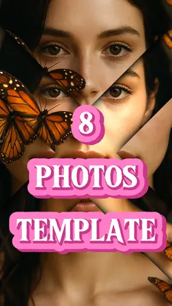 8 Photo Template 