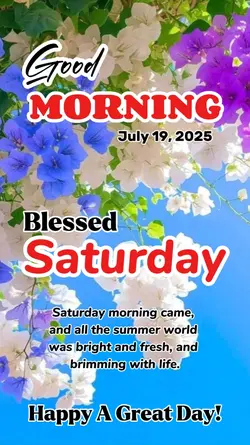 Blessed Saturday 