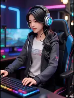 3D Gamer Figurine