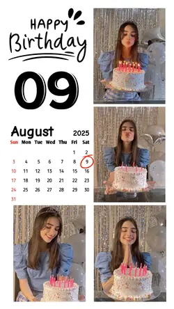 hbd 09 August 2025