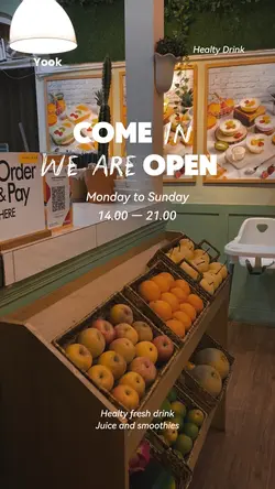 We are open ✨