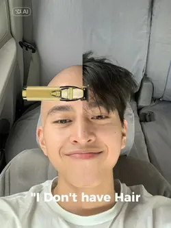 I don't have hair