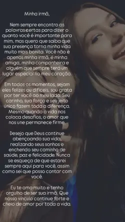 para irmã