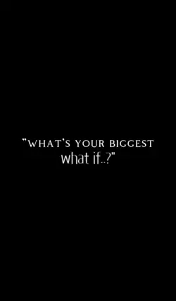 what if ...