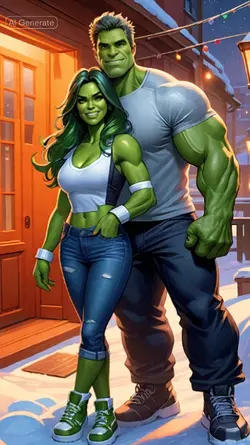Family Hulk Winter