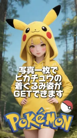 ピカチュウの着ぐるみ
