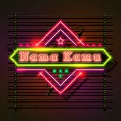 NEON EFEK TEKS