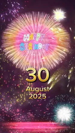 hbd 30 august 2025