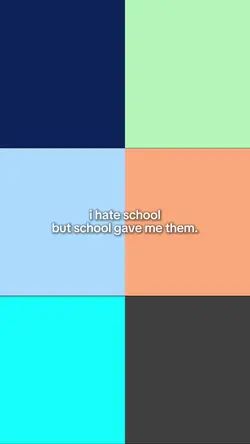i hate school but