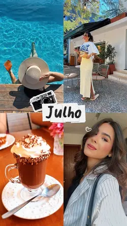 Julho em 4 fotos