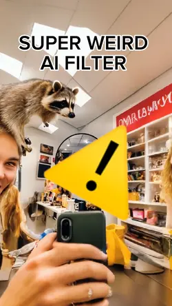 Weirdest AI filter 🤣