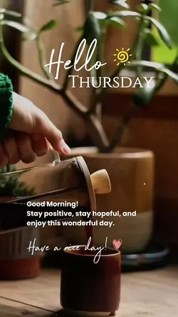 Hello Thursday ☕️