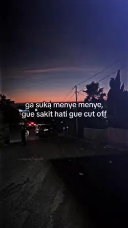 ga suka menye²