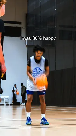 I was 80% happy