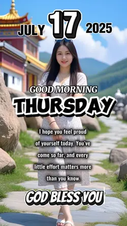 Be proud of yourself