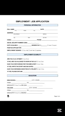 Job Application