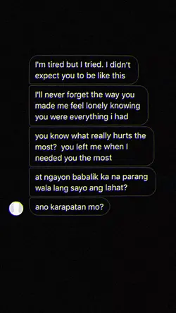 sad convo 