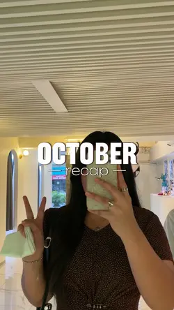 OCTOBER RECAP!!