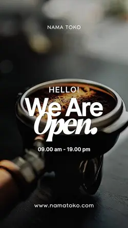 story: we are open 