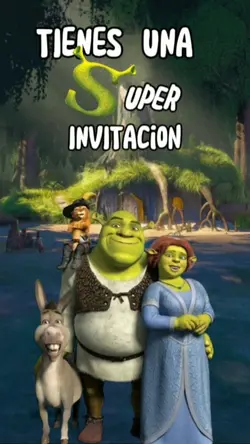 SHREK INVITACION