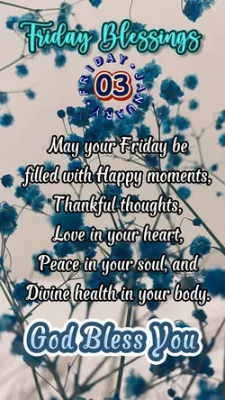 Friday Blessings