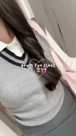 grwm for class