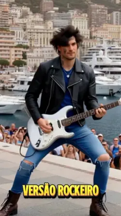 versão rockeiro 