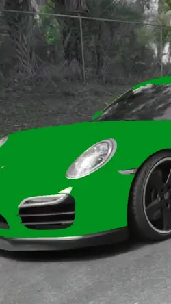 porsche Green screen
