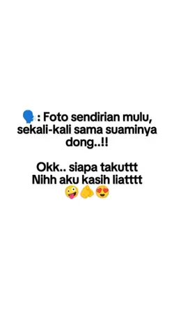 Foto sendirian mulu