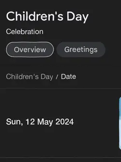 children day| 12/05!