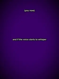 and if the voice sta