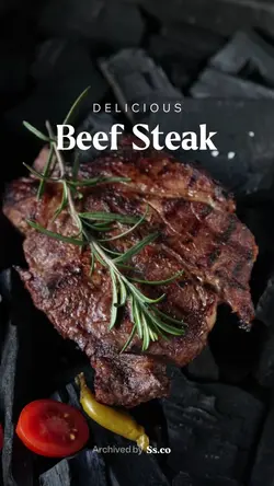 Steak Food Template