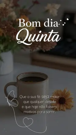 BOM DIA QUINTA!