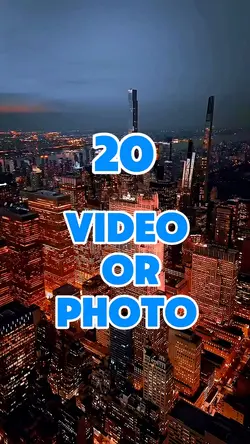 20 video or photo 