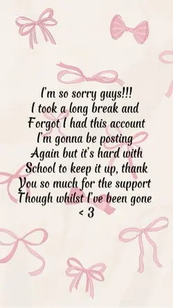 I’m back!!